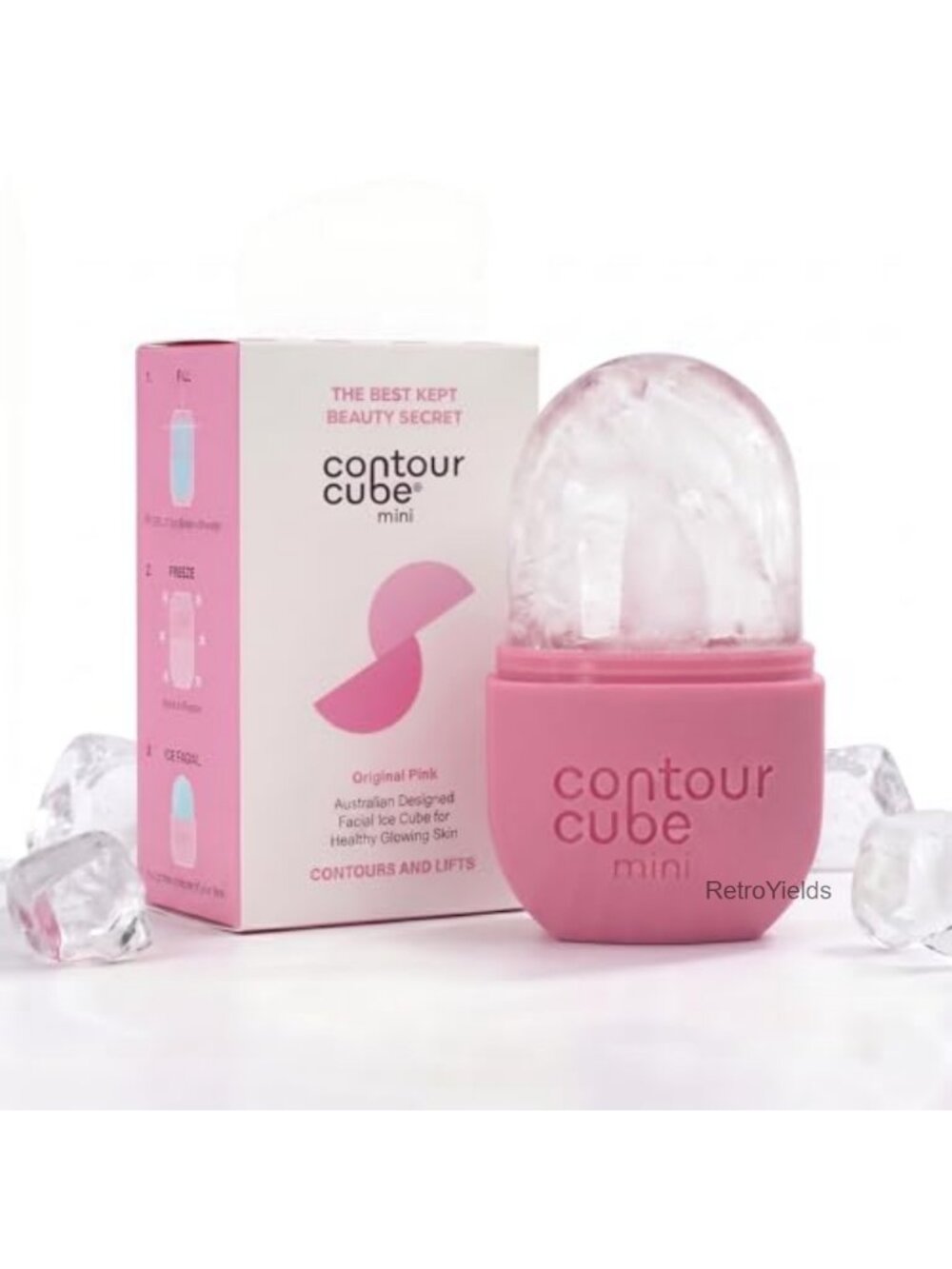 Ice Roller for Face Sculpting De-Puffing Skincare Tool Compact Travel